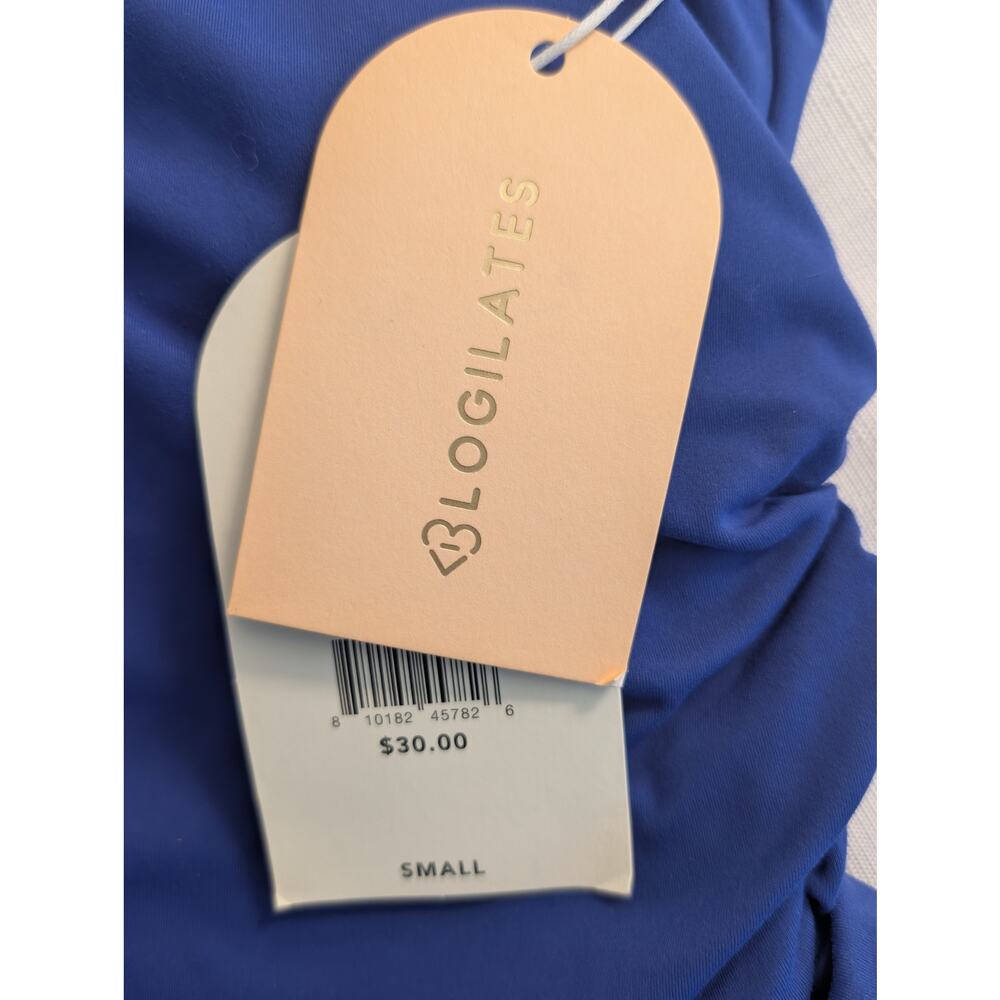 Logilates Blue Ruched Top - Picture 8 of 15